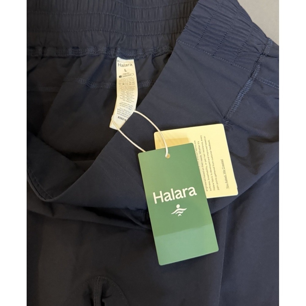 Halara High Waisted Jogger Womens Large Blue Full length Athletic Hiking NWT! - Picture 3 of 11